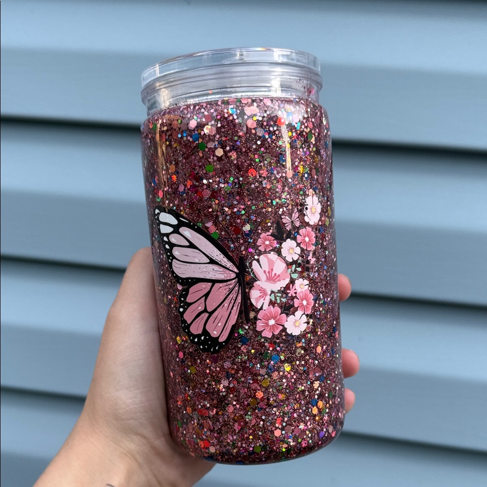 acrylic snowglobe cup